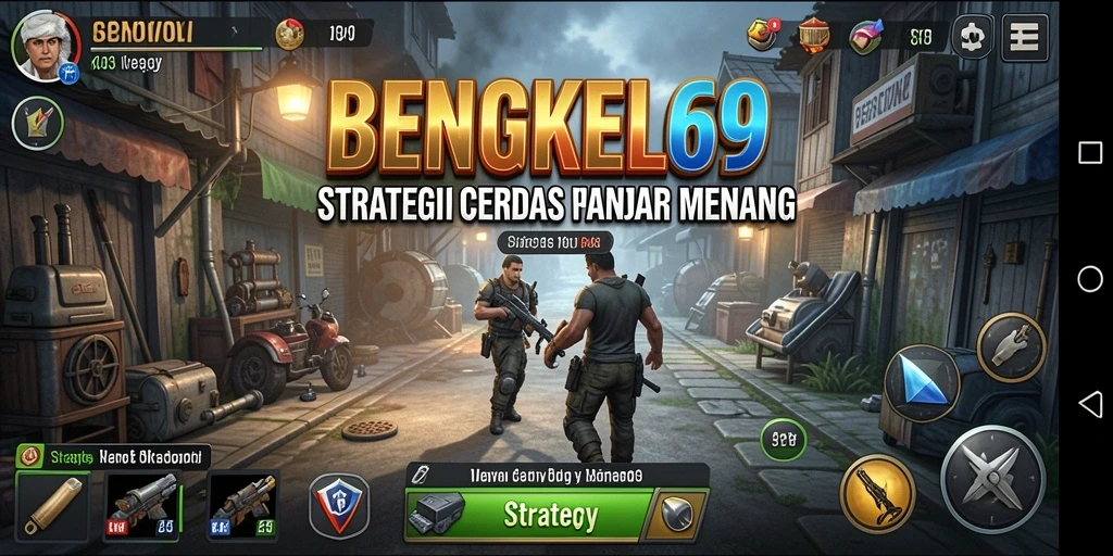 Tampilan antarmuka permainan BENGKEL69 yang menarik dan strategis.