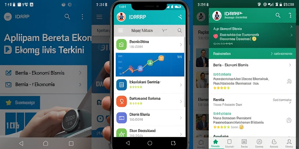 Tampilan antarmuka aplikasi IDRRP yang modern dan informatif.