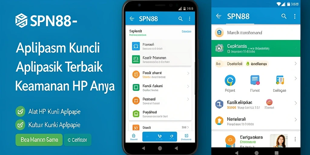 Antarmuka SPN88 yang intuitif dan mudah digunakan untuk Kunci Aplikasi.