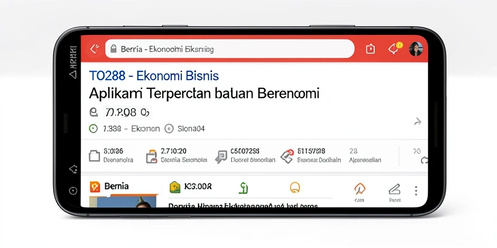 Antarmuka aplikasi TO288 yang informatif dan menarik.