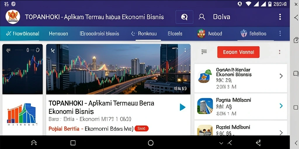 Antarmuka aplikasi TOPANHOKI yang informatif dan mudah digunakan.